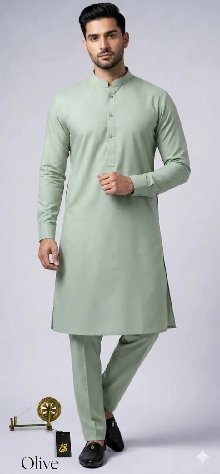 Men’s Unstitched Boski Plain Suit
