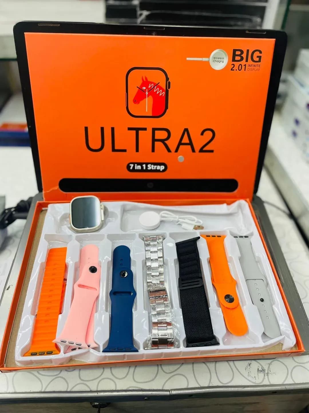 Ultra2 Smart Watch with 5 Bands & 1 Charger