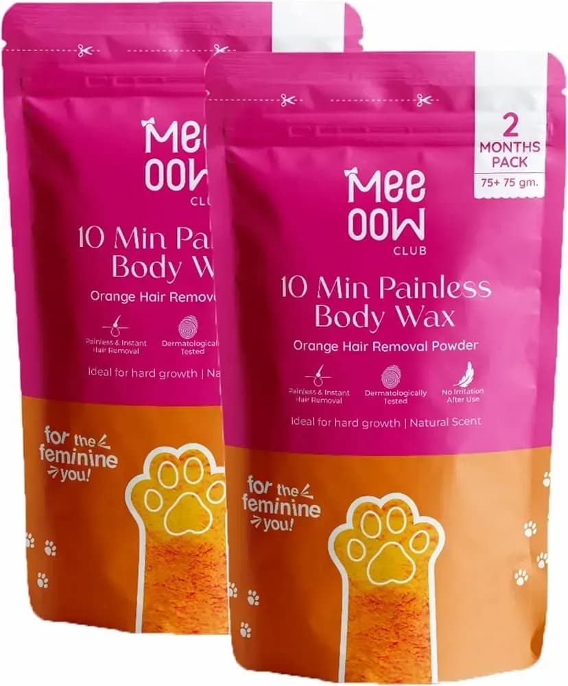 Meow 10 Min Painless Body Wax 50g Orange