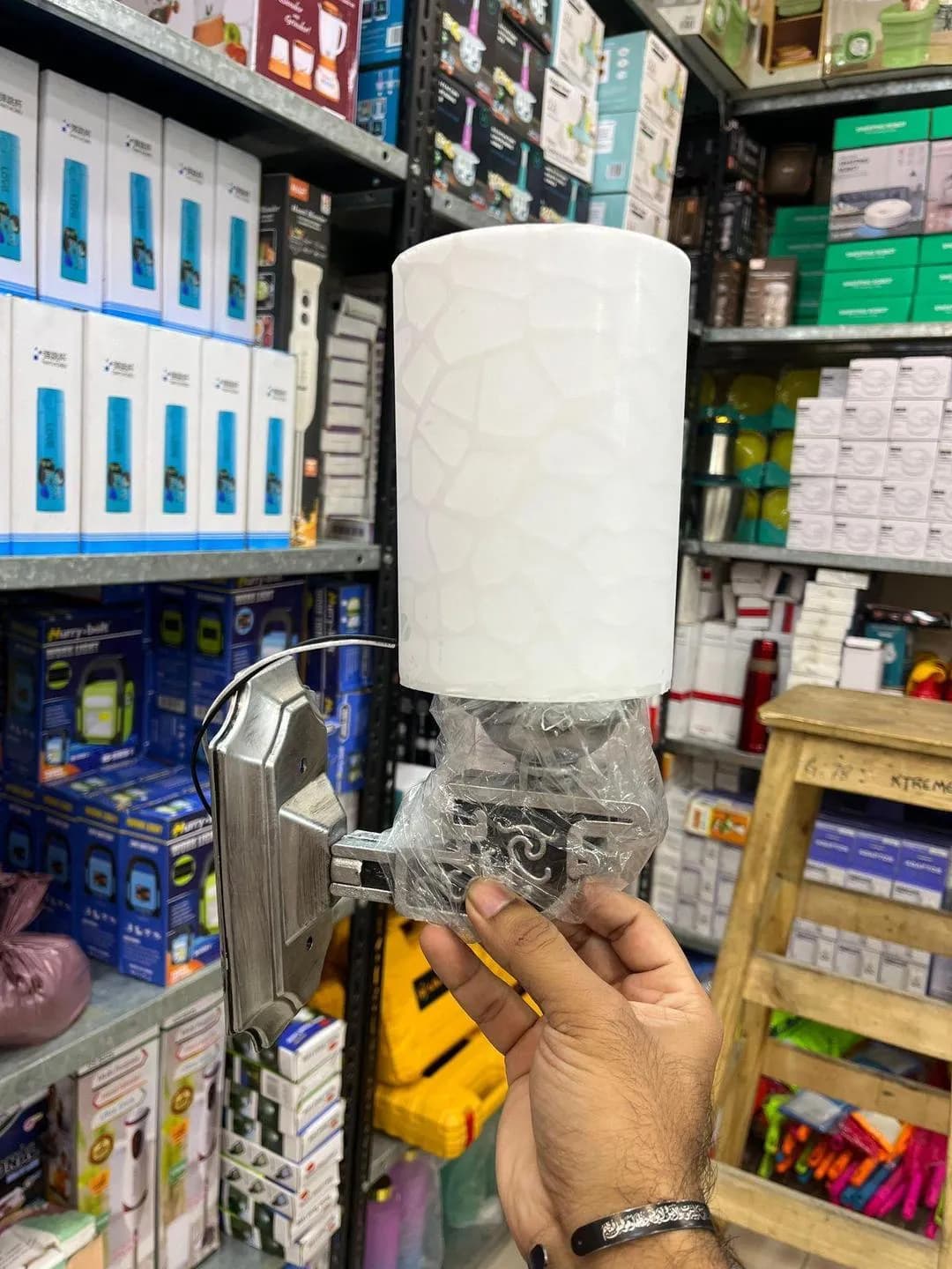 Modern White Quartz Wall Lamp ABS Plastic DIY