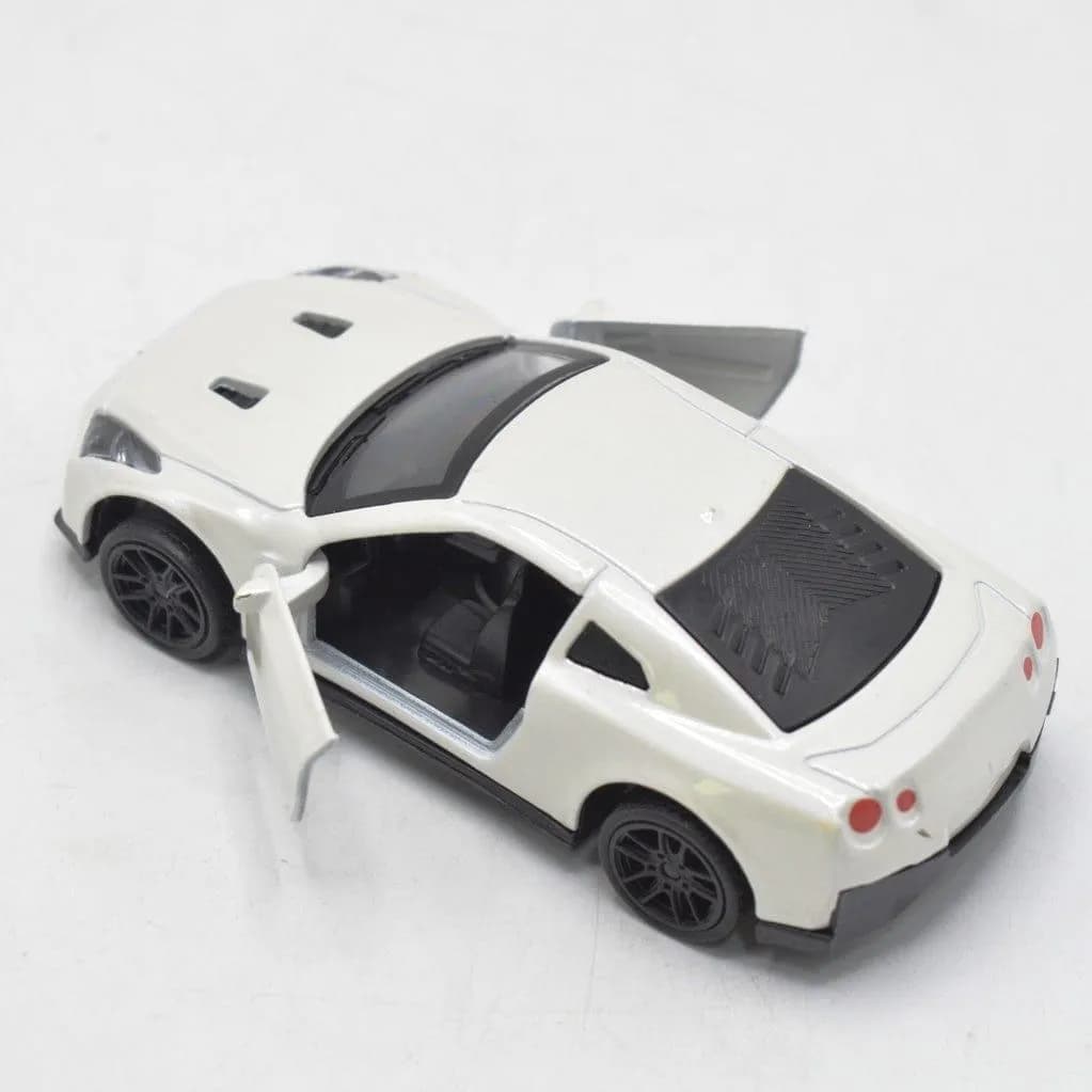 Diecast Sports Car Toy White 1-12Yrs Metal Openable Doors