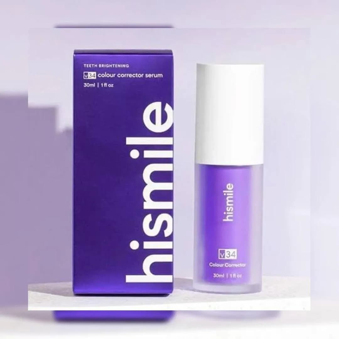 Hismile V34 Teeth Whitening Serum 30ml Purple
