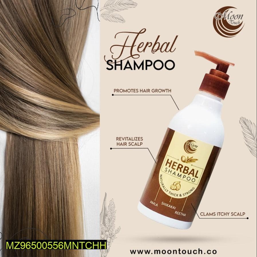 Moon Touch Herbal Shampoo for Pakistani Hair Growth & Shine