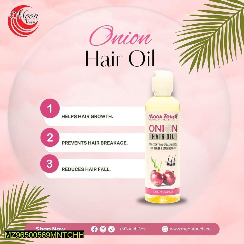 Onion Hair Oil for Growth & Breakage Control