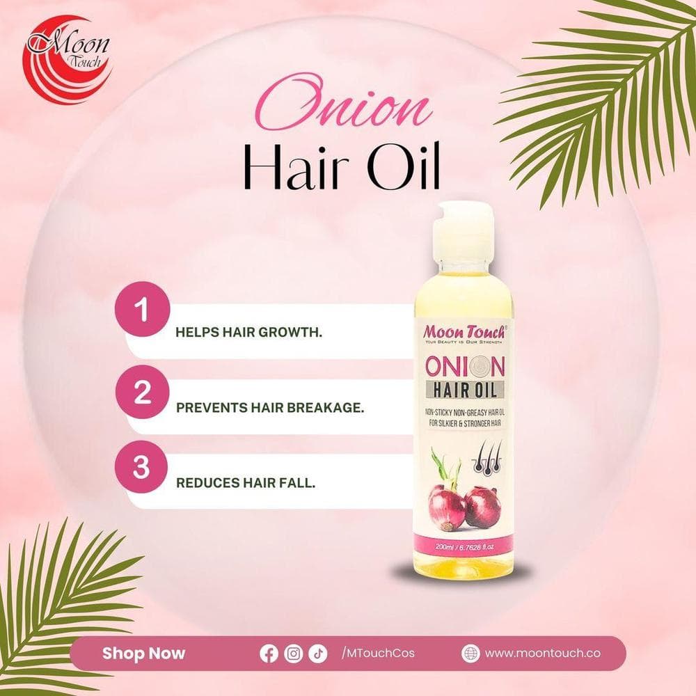 Onion Hair Oil for Growth & Breakage Control