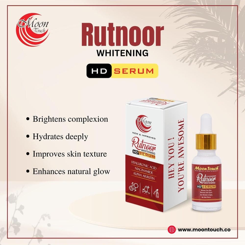 Rutnoor Whitening HD Serum for Radiant Skin