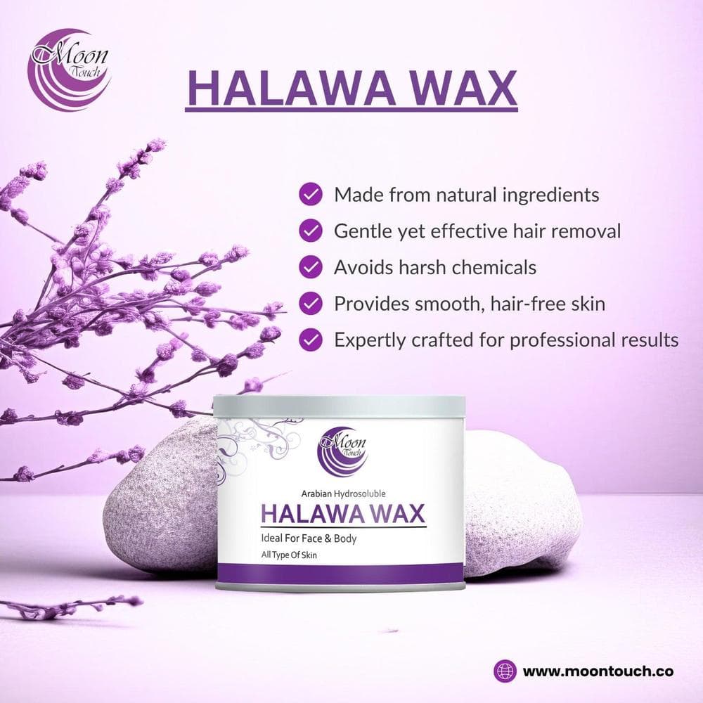 Halawa Wax for Face & Body Smooth Hair Removal