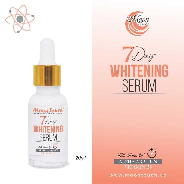 Moon Touch 7 Days Whitening Serum 20ml Glass Bottle