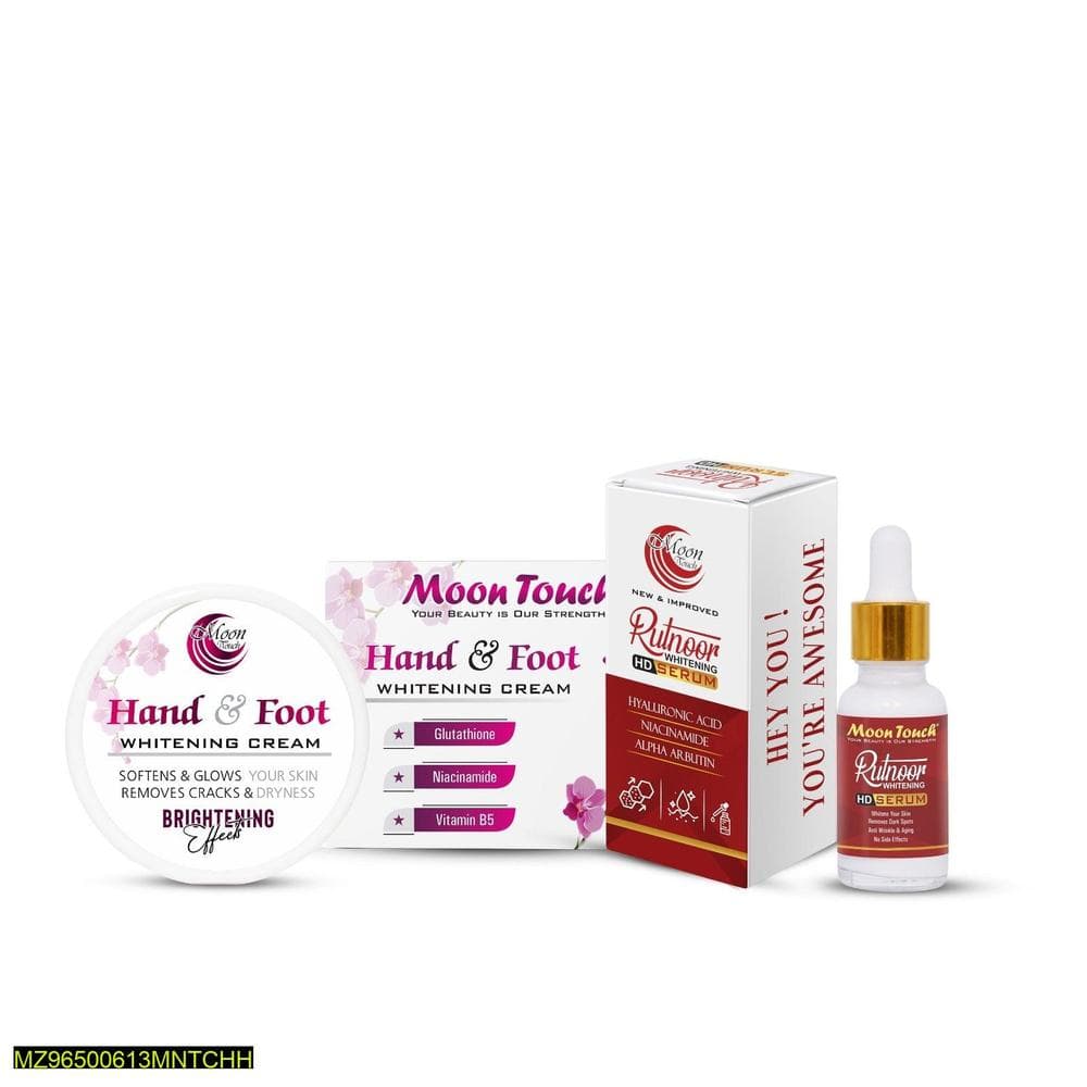 Whitening Hand & Foot Cream + Rutnoor Serum Duo