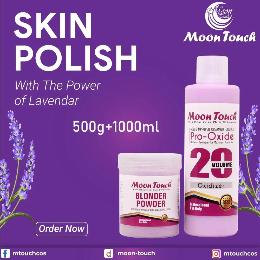 Moon Touch Lavender Skin Polisher Set 500g+1000ml