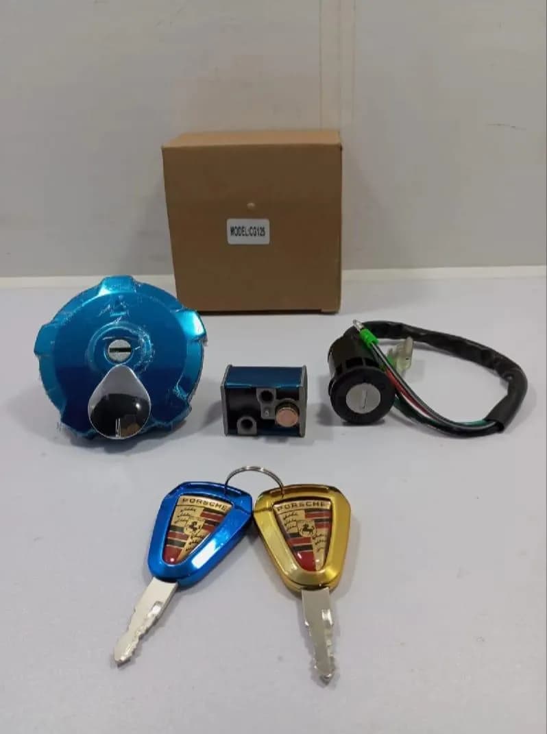 Honda 125 Lock Kit with Keys & Switch Set