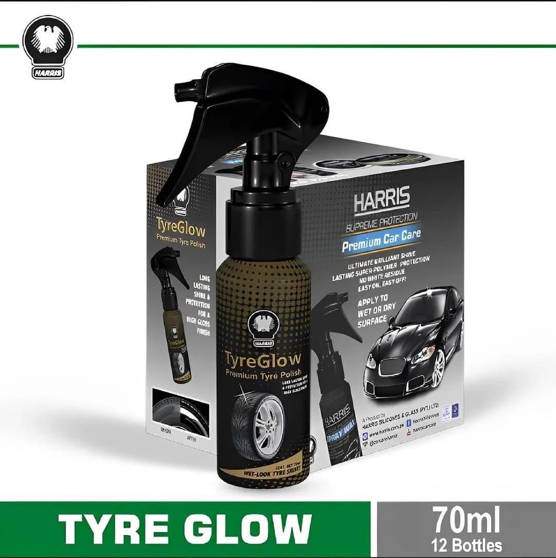 Premium Tyre Glow Spray 70ml 12 Bottles