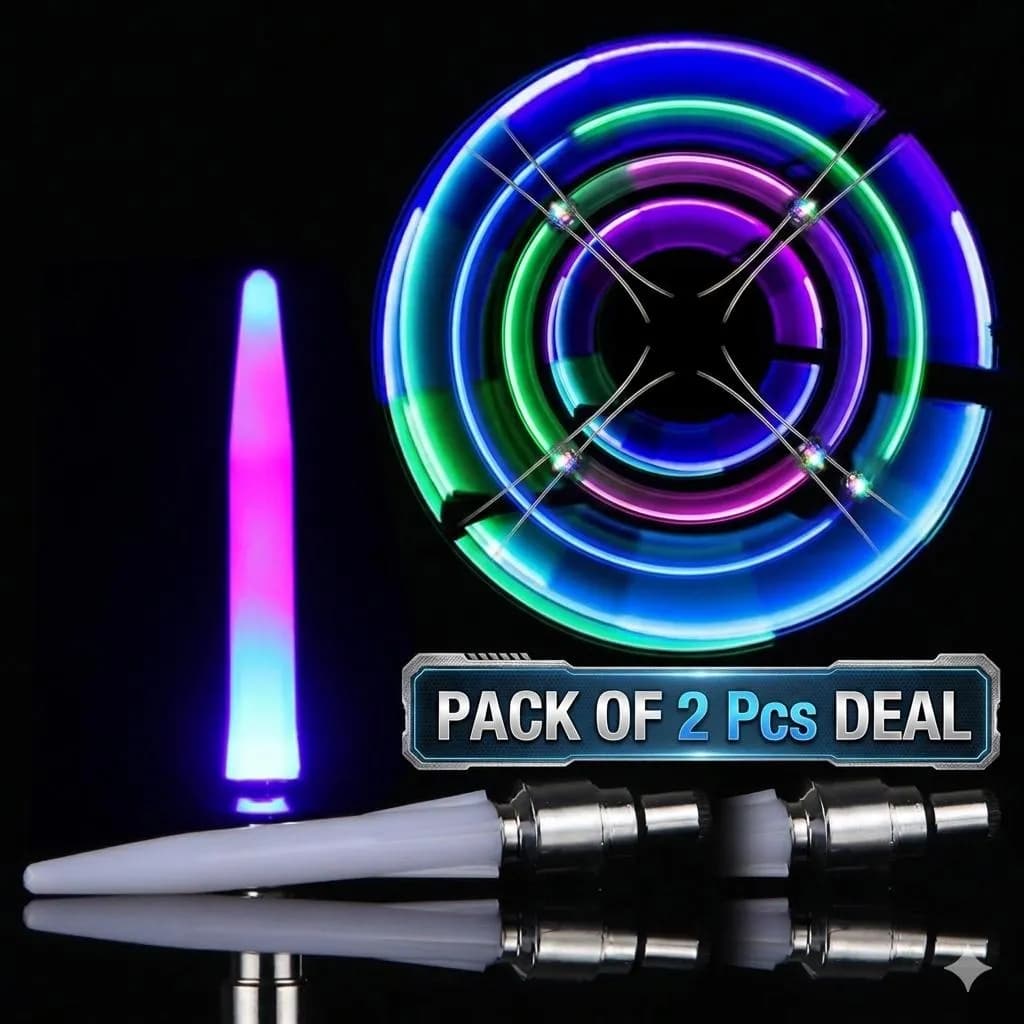 Motion Activated Multicolor Tire Valve Light for Bikes Cars Moto
