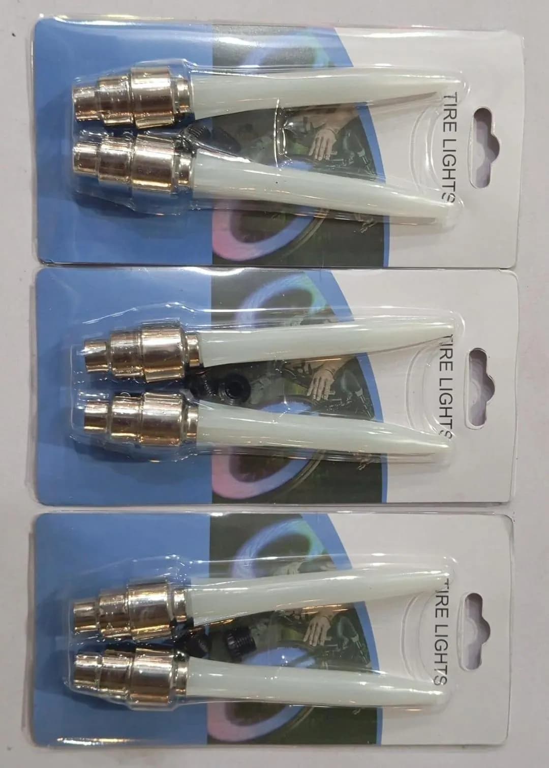 Motion Activated Multicolor Tire Valve Light for Bikes Cars Moto