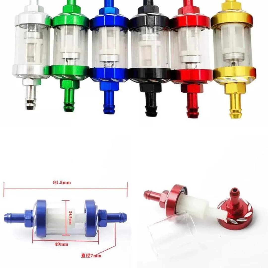 Premium Oil Filter for Motorbikes - 5 Colors, Reusable, ABS Plastic