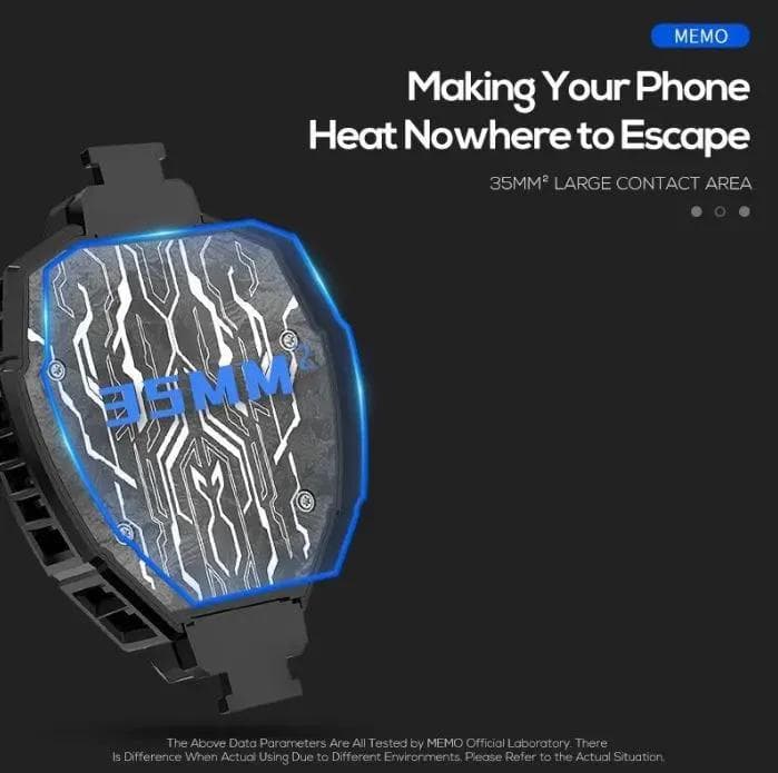 Memo DL05 Tablet Cooler Multicolor ABS Metal Fan