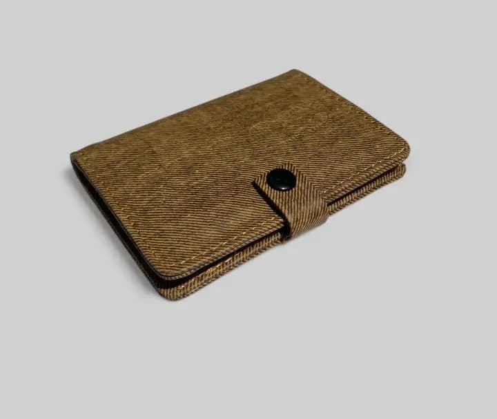 Men's Slim Leather Card Holder Wallet Multicolor
