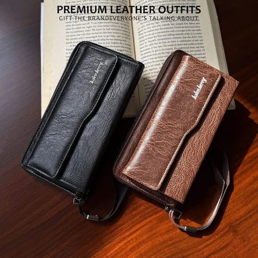 Premium Leather Wallets Black Brown for Men
