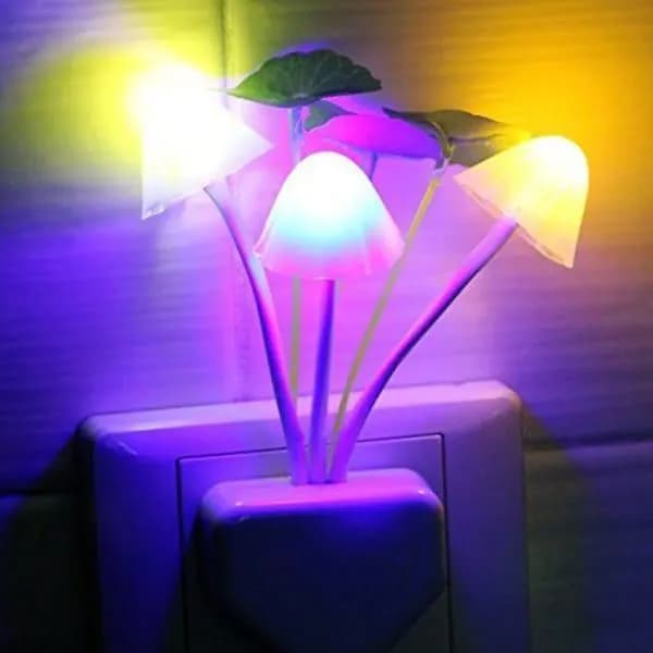 Multicolor Mushroom LED Light for Home Office Kids Room