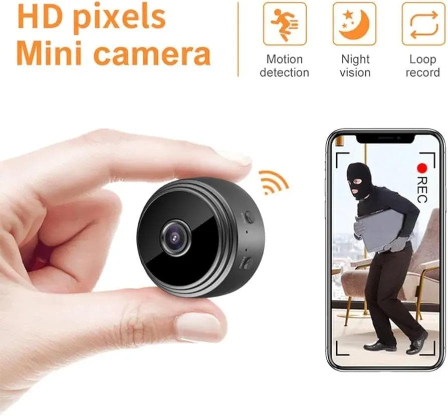 Mini Clear Vision Camera Black Long Range