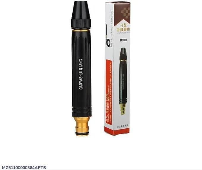 Wash Car Hose Nozzle Black Gold Adjustable Spray