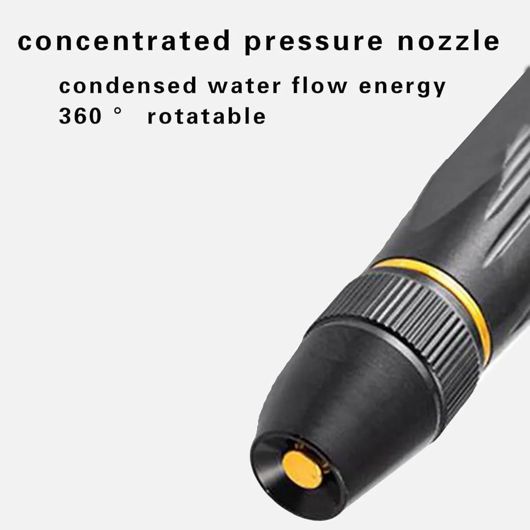 Wash Car Hose Nozzle Black Gold Adjustable Spray