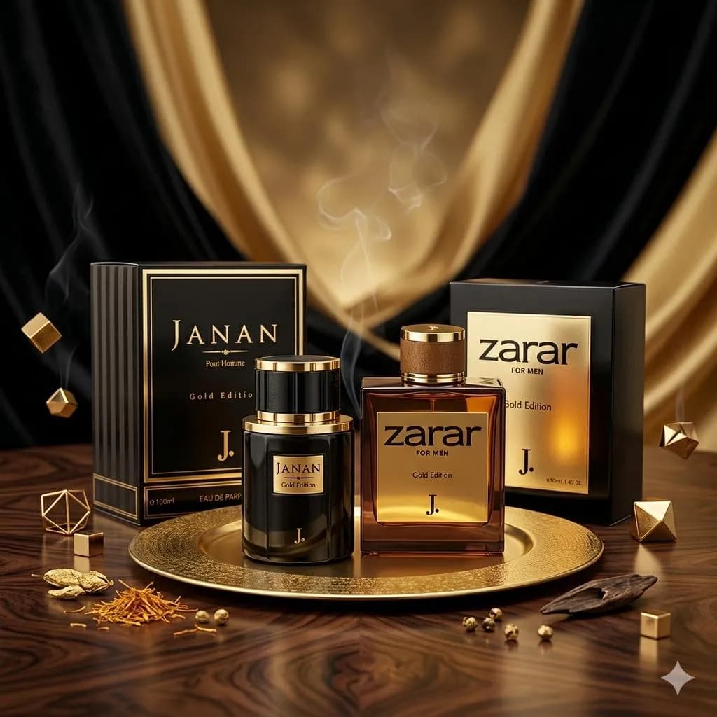 Unisex Woody Perfume Set Janan Zarar 2 Pcs