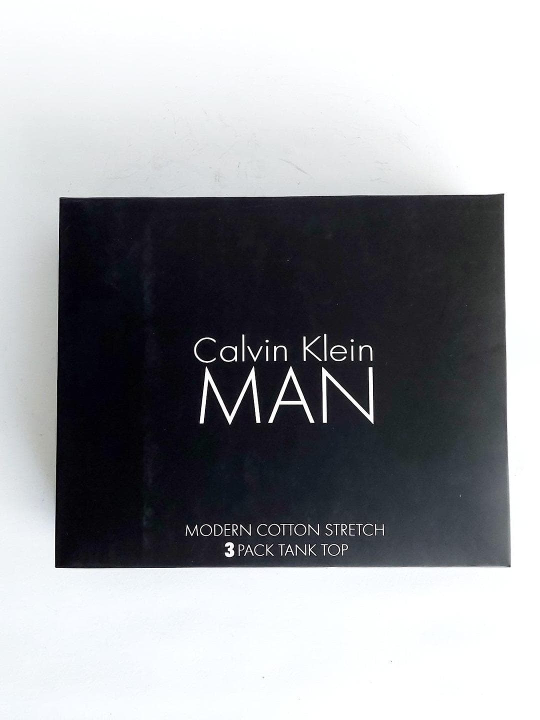 Calvin Klein Men Tank Tops 3 Pack White Cotton XL