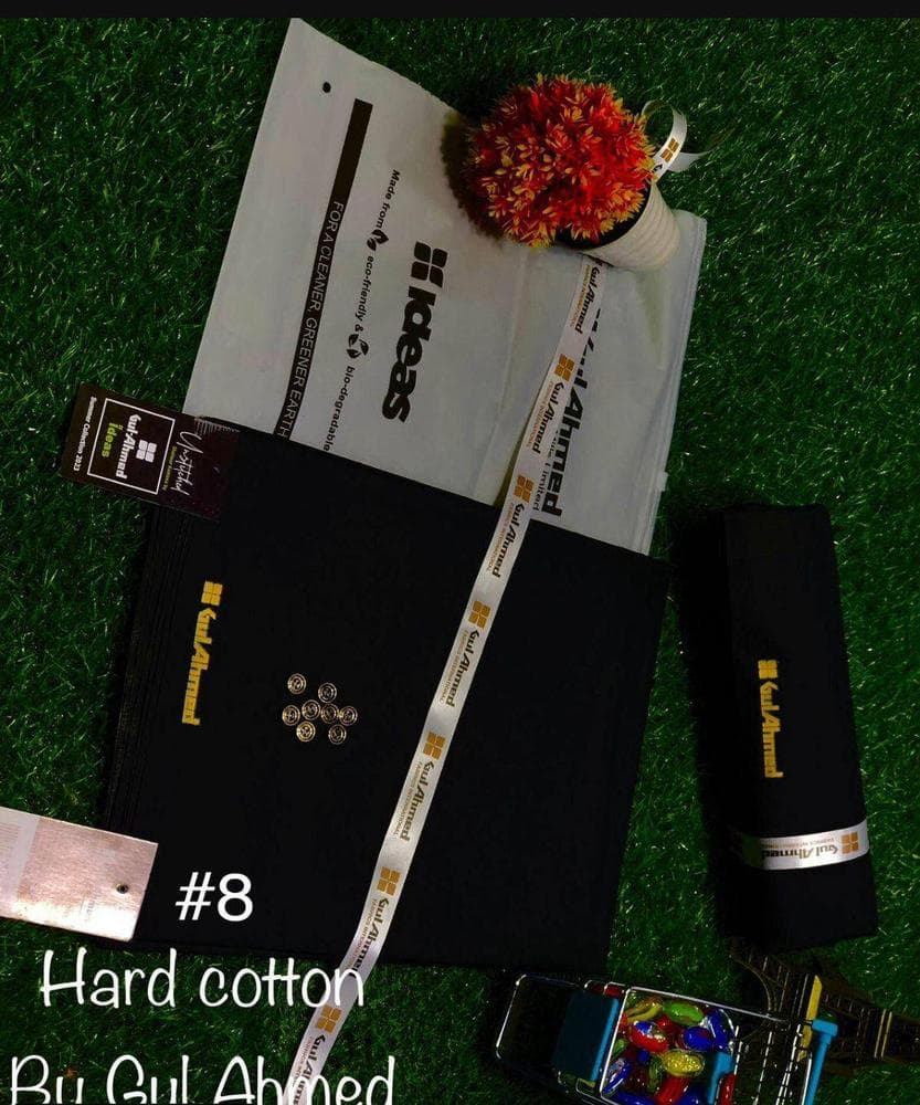 Hard Cotton Suit for Men with 8 Fancy Buttons