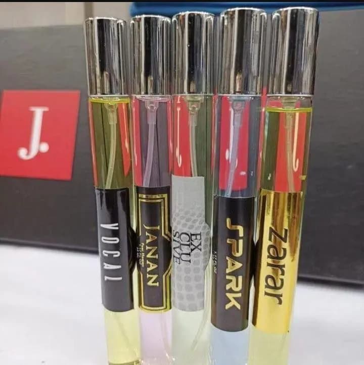 Long Lasting Floral Pocket Perfume Set 5 Pcs Unisex