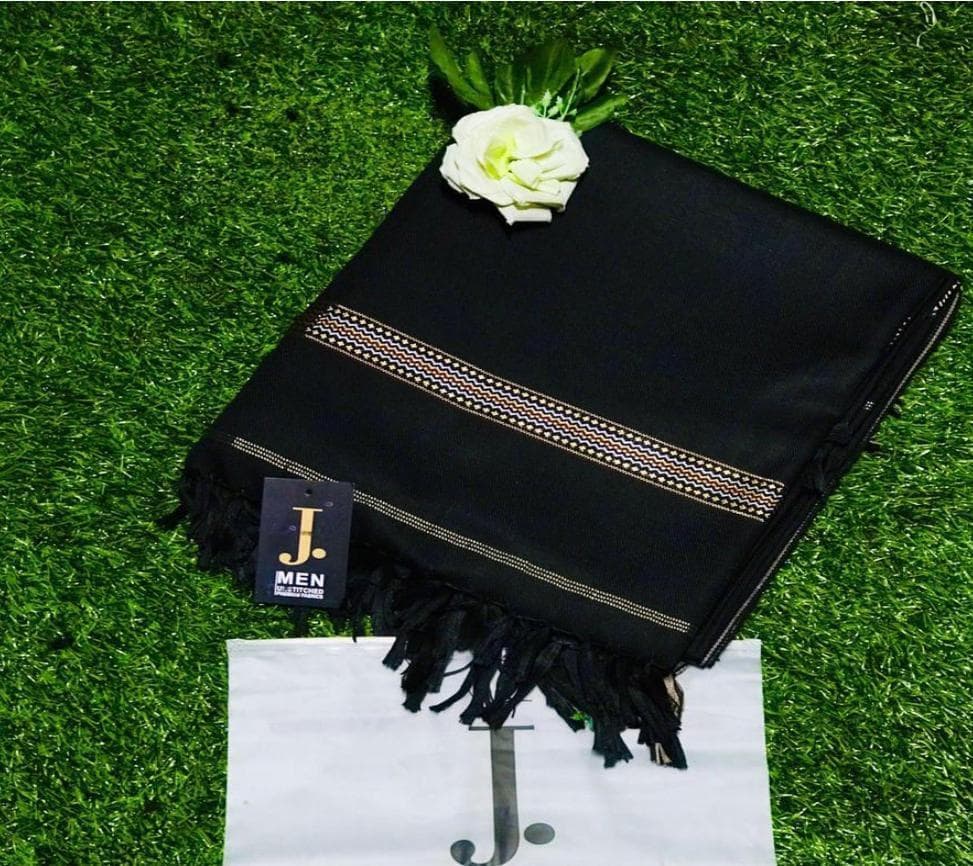 Black Wool Shawl for Men Wedding Party Wear Pakistan