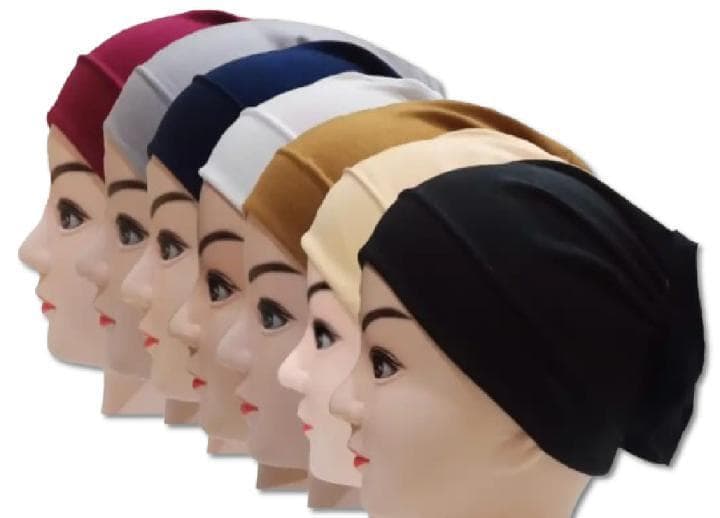 Pack of 6 Lightweight Hijab Caps for Daily Wear in Pakistan