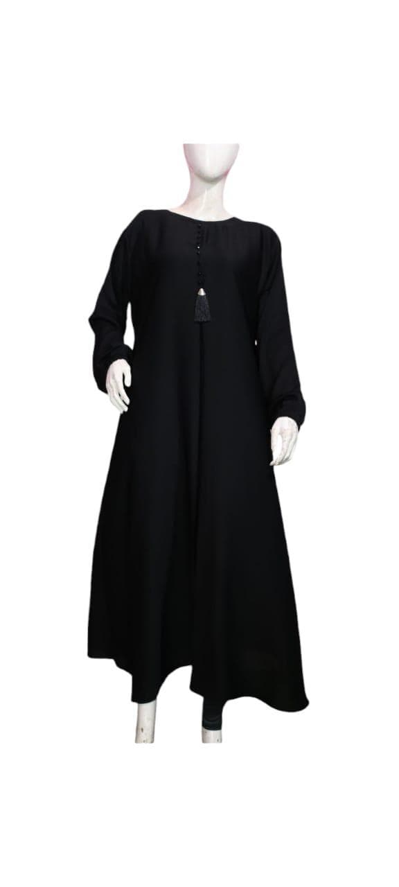 Black Nida Abaya for Girls Women Daily Wear