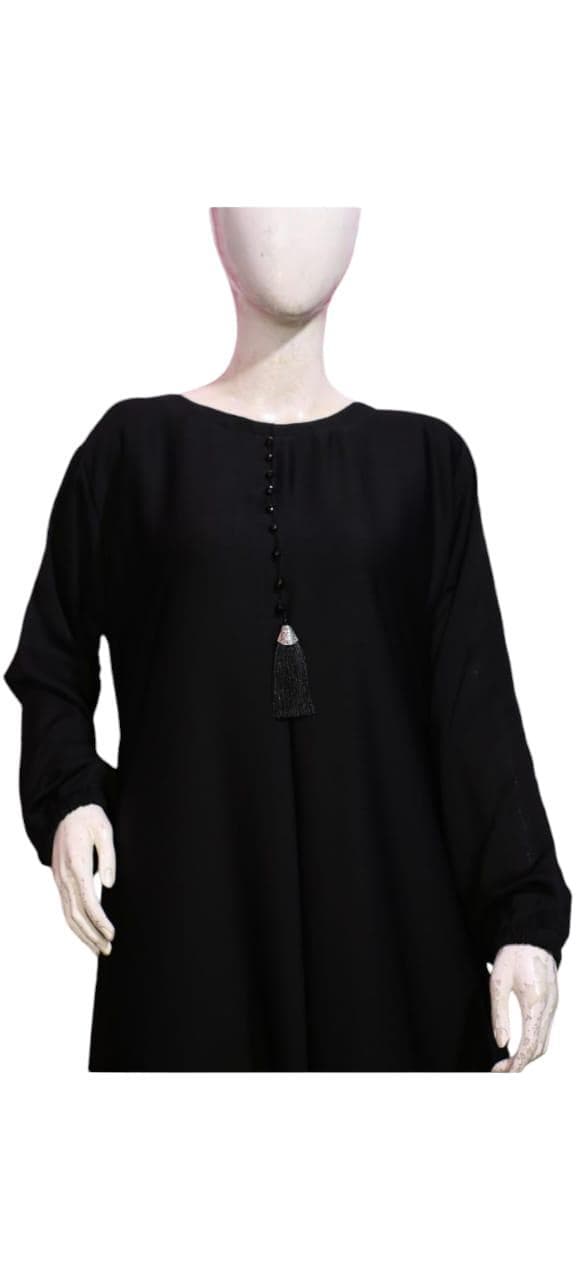 Black Nida Abaya for Girls Women Daily Wear