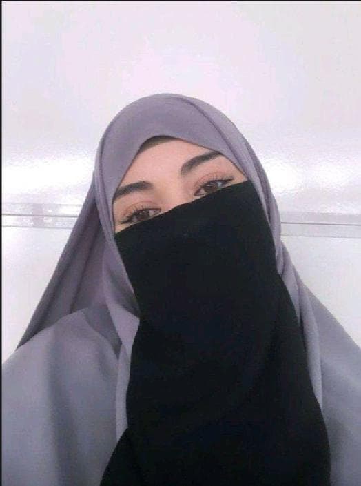 Black Chiffon Niqab Half Face Cover for Women Girls