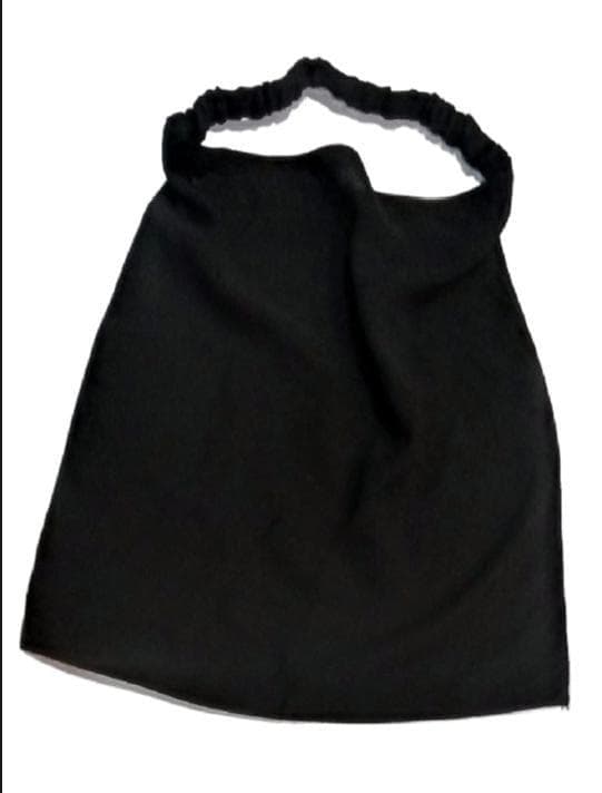 Black Chiffon Niqab Half Face Cover for Women Girls