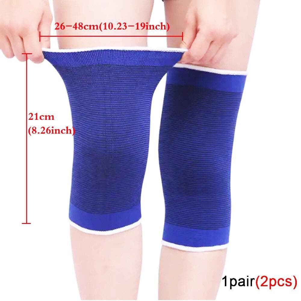 Blue Knee Support Polyester Adjustable Fit