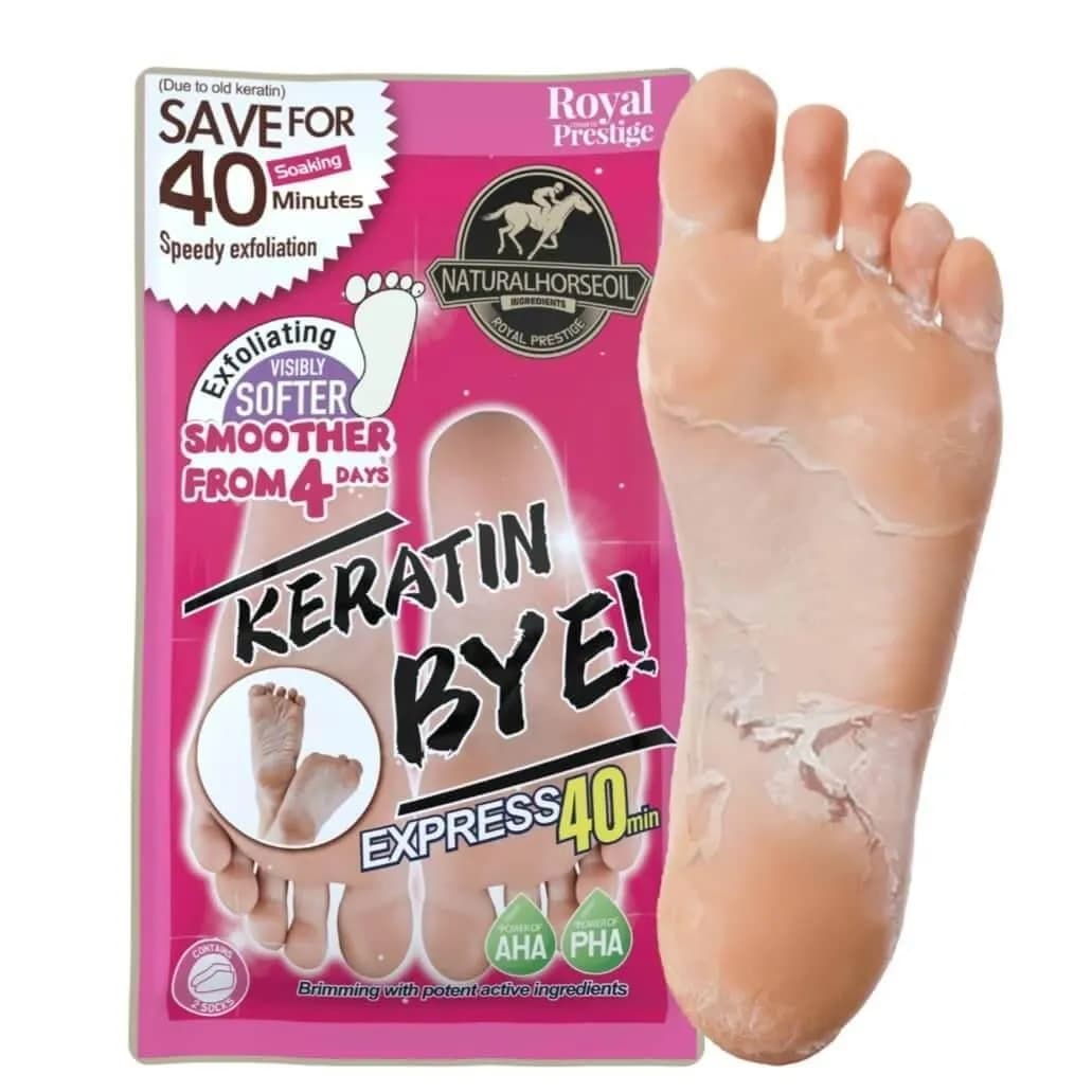 Keratin Ble Exfoliating Mask for Feet 40 Minutes