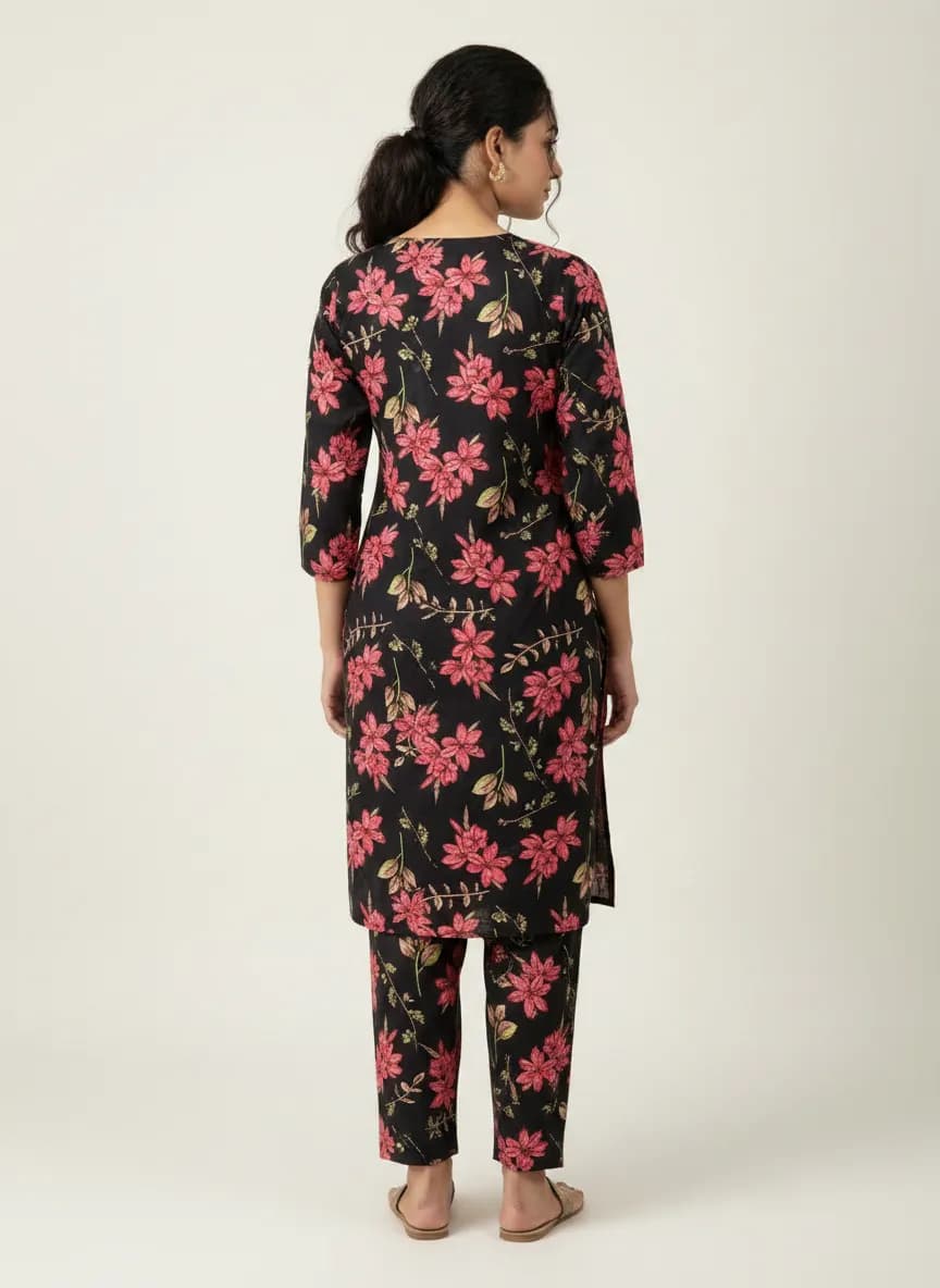 Stylish 2 Pcs Women's Unstitched Printed Suit