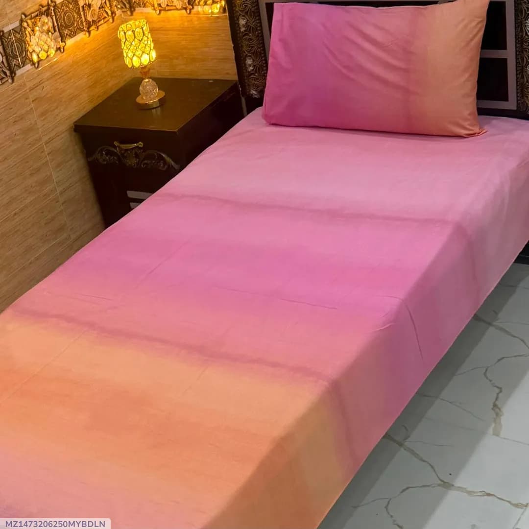 Elegant 4 Pcs Export Cotton Printed Single Bedsheet