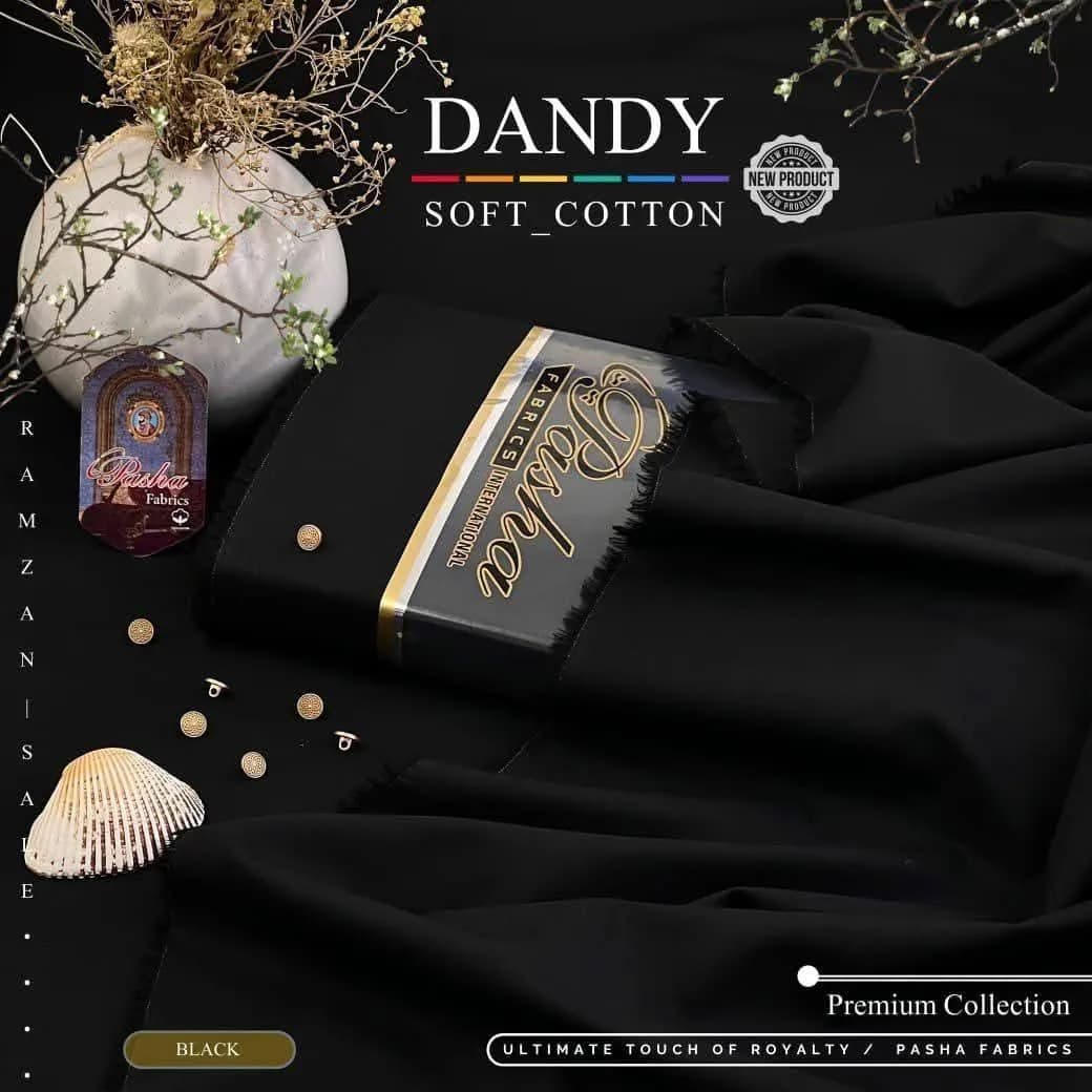 Black Cotton Suit for Men Summer Premium Collection