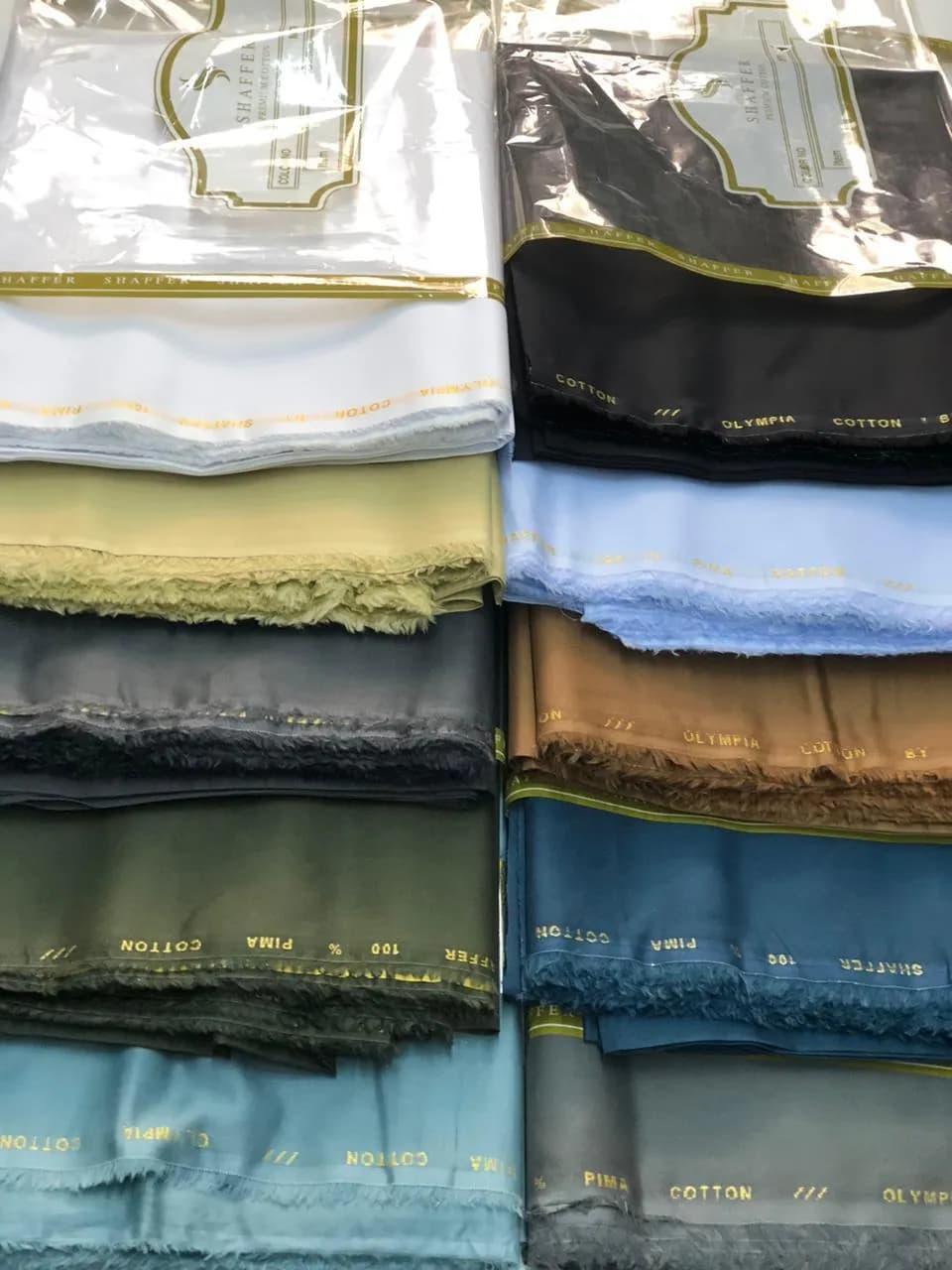 Wash & Wear Blue Suit Fabric for Men Summer