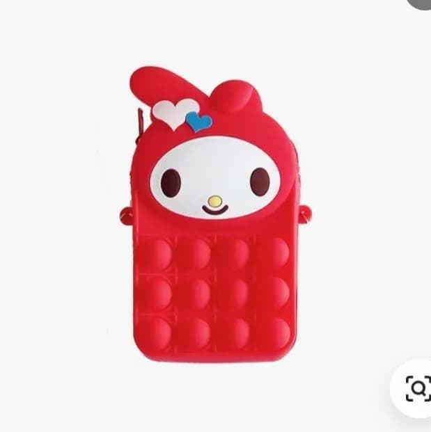 Red Pop-it Purse for Girls 1-5 Years