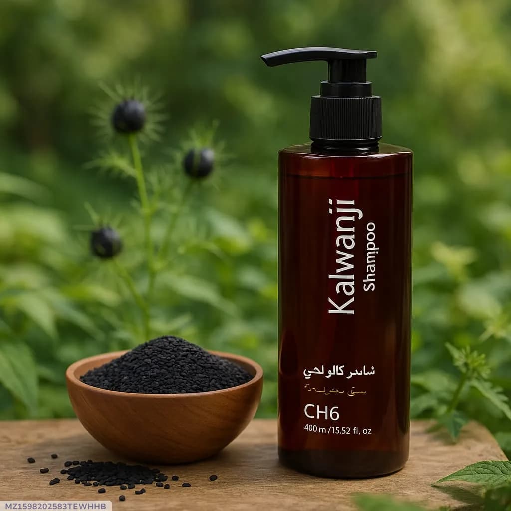 Kalmani Herbal Hair Shampoo 200ml Anti-Fall Brown