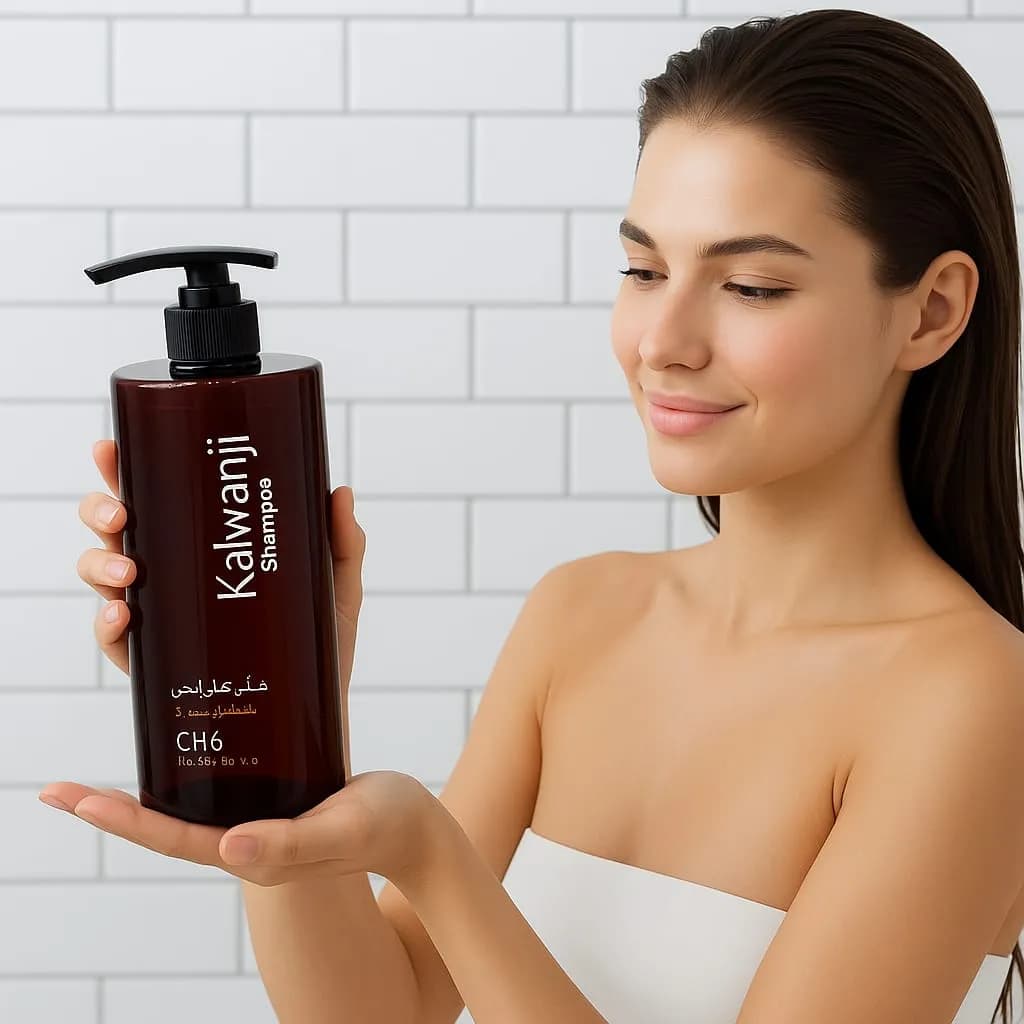 Kalmani Herbal Hair Shampoo 200ml Anti-Fall Brown