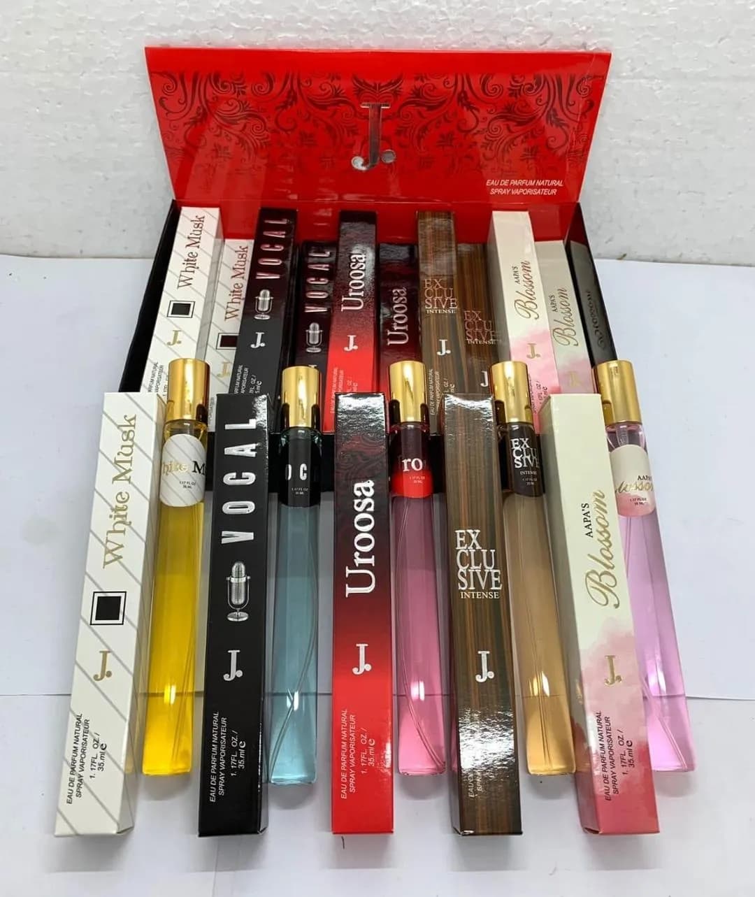 Multicolor 10ml Unisex Pocket Perfume Set of 5