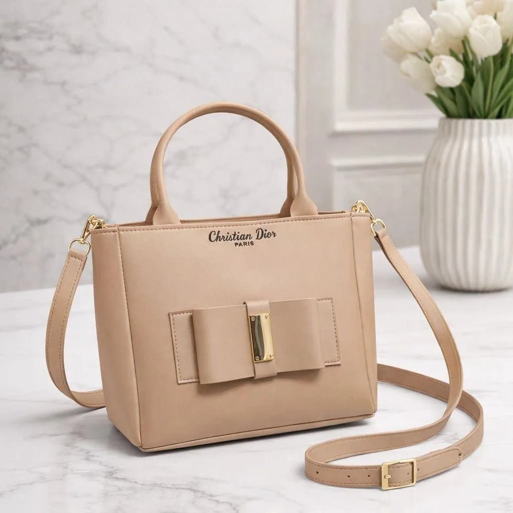 Chloe Dior Beige Shoulder Bag with Detachable Strap