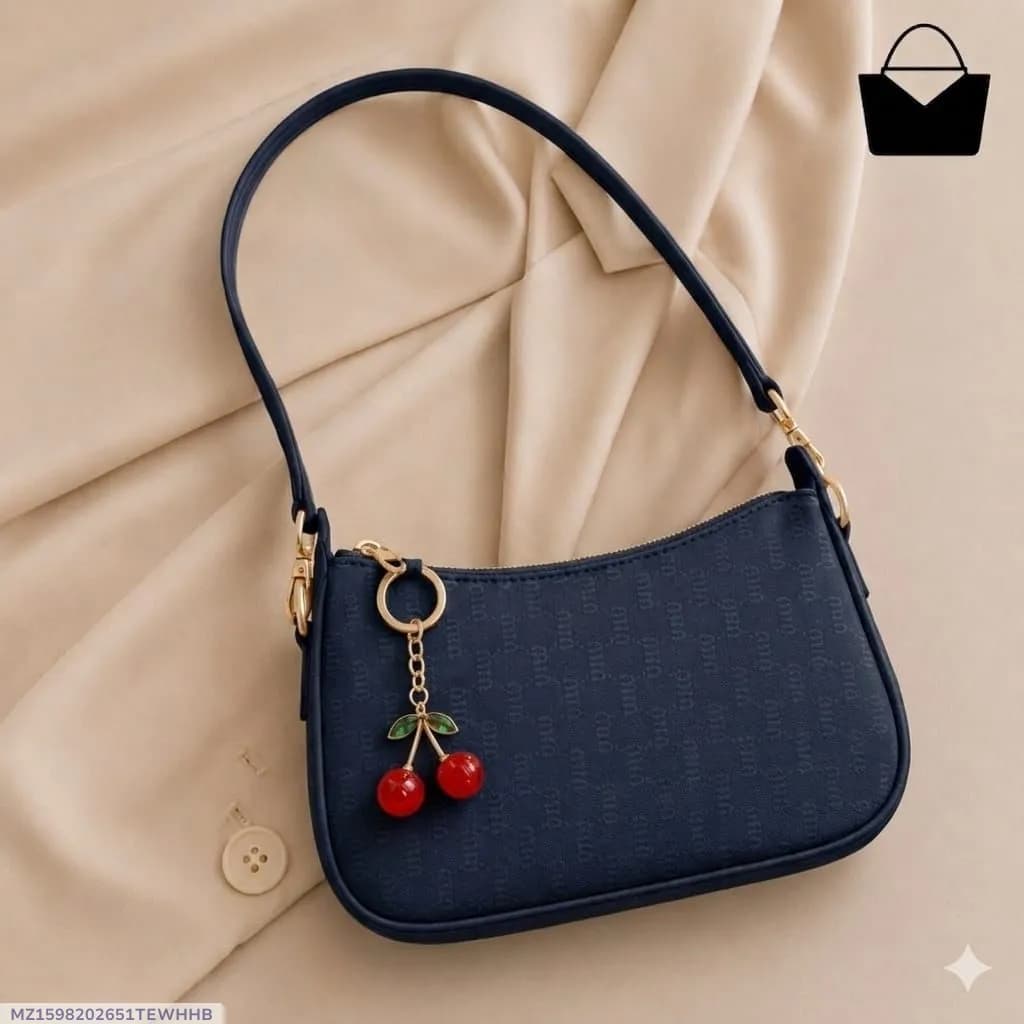 Women's Leather Plain Shoulder Bag