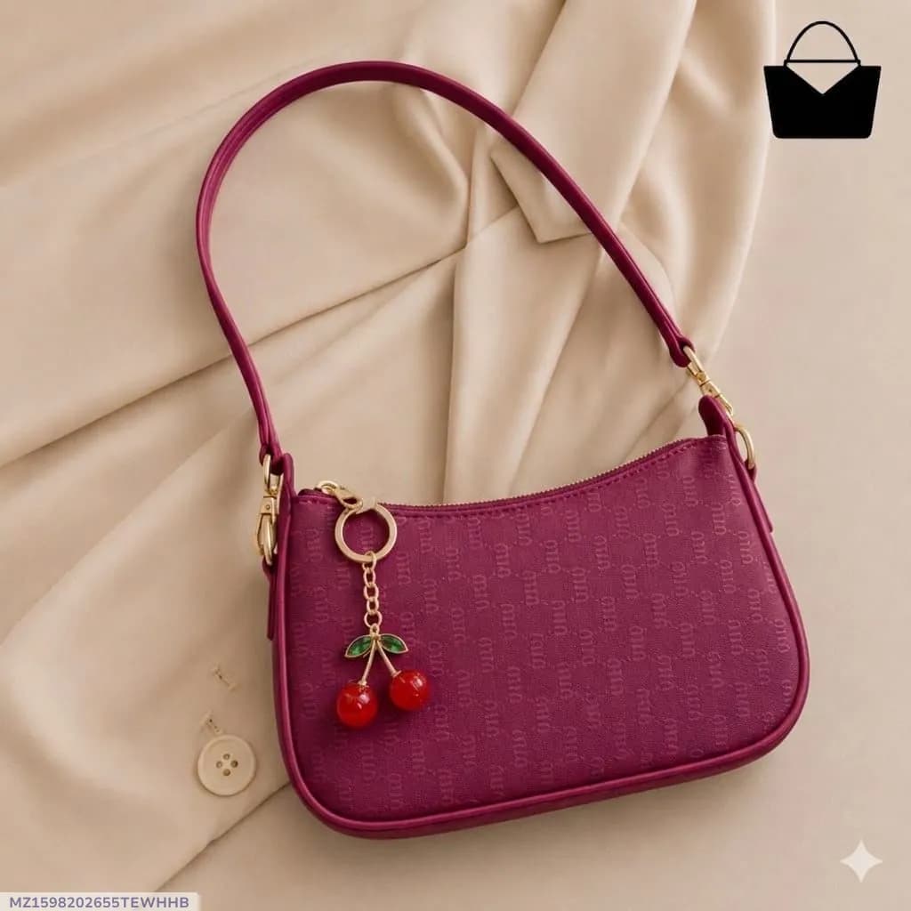 Women's Leather Plain Shoulder Bag