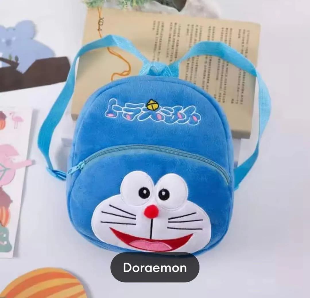 Pink Bunny Mini Backpack for Girls Cotton School Play